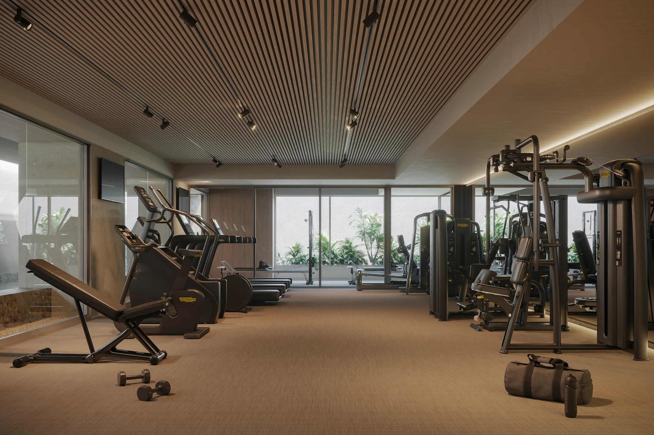 Complexo fitness by Technogym do Ipanema Almar
